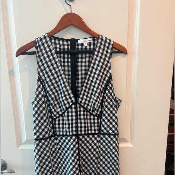 TOME Collective Gingham Ruffle Hem Dress - Picture 5 of 16